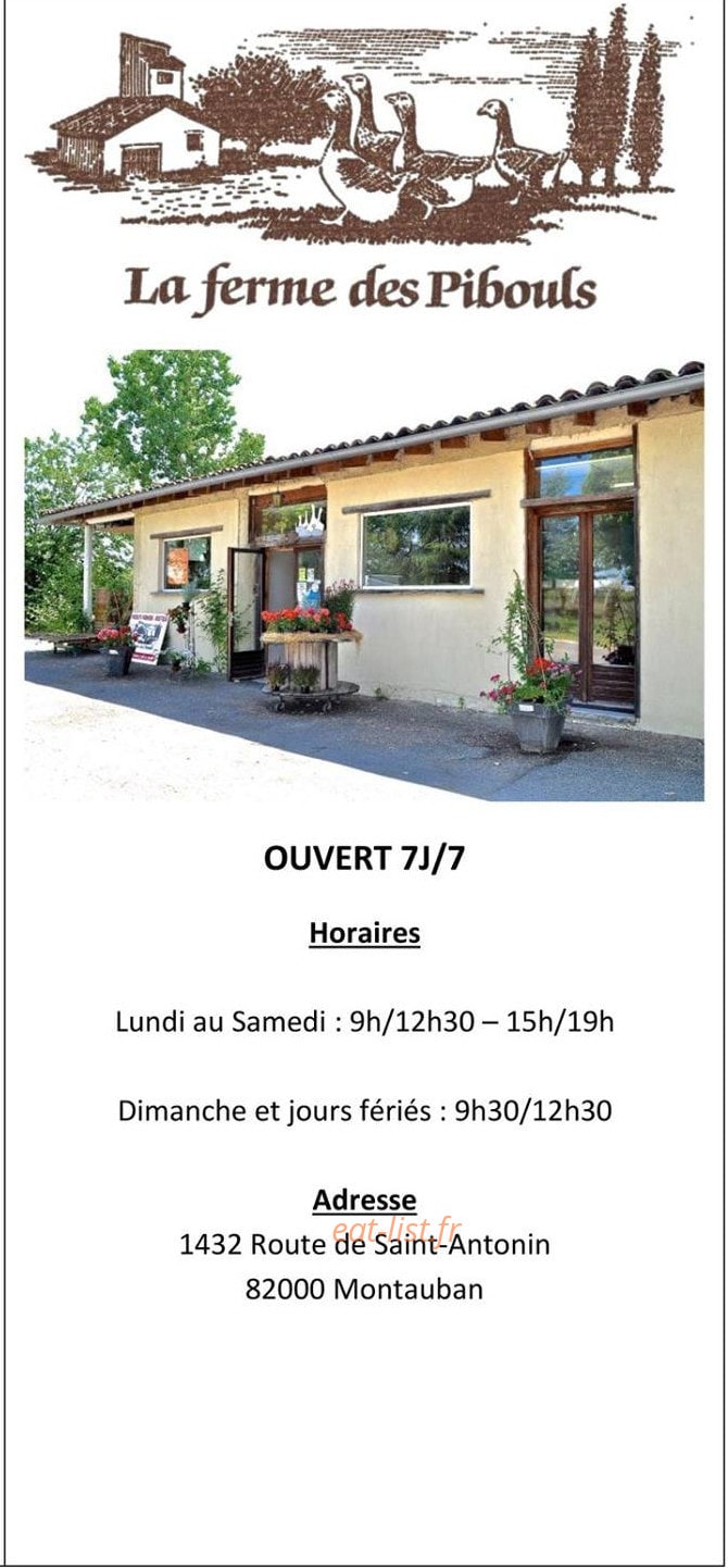 Ferme des Pibouls — carte page 1