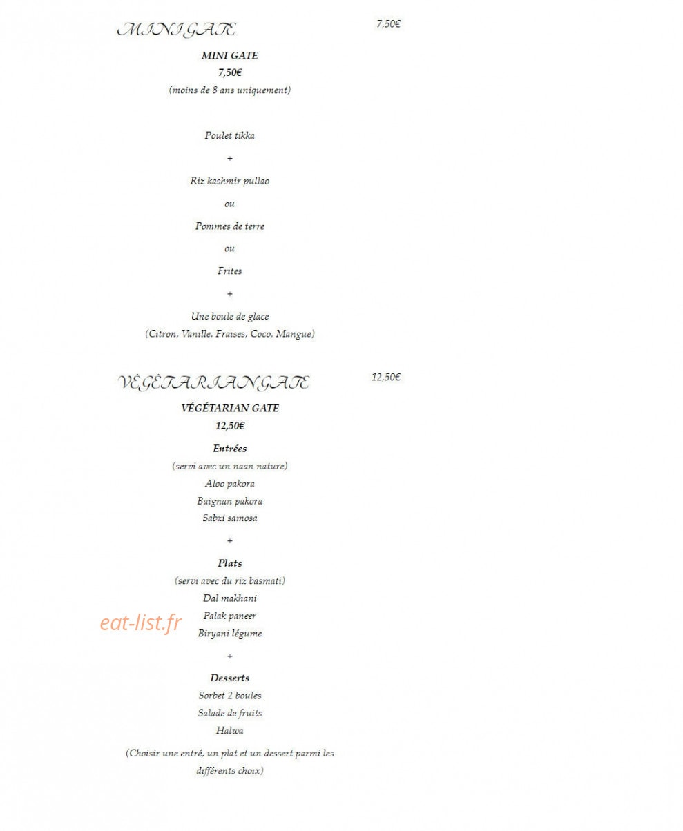 India Gate — carte page 12