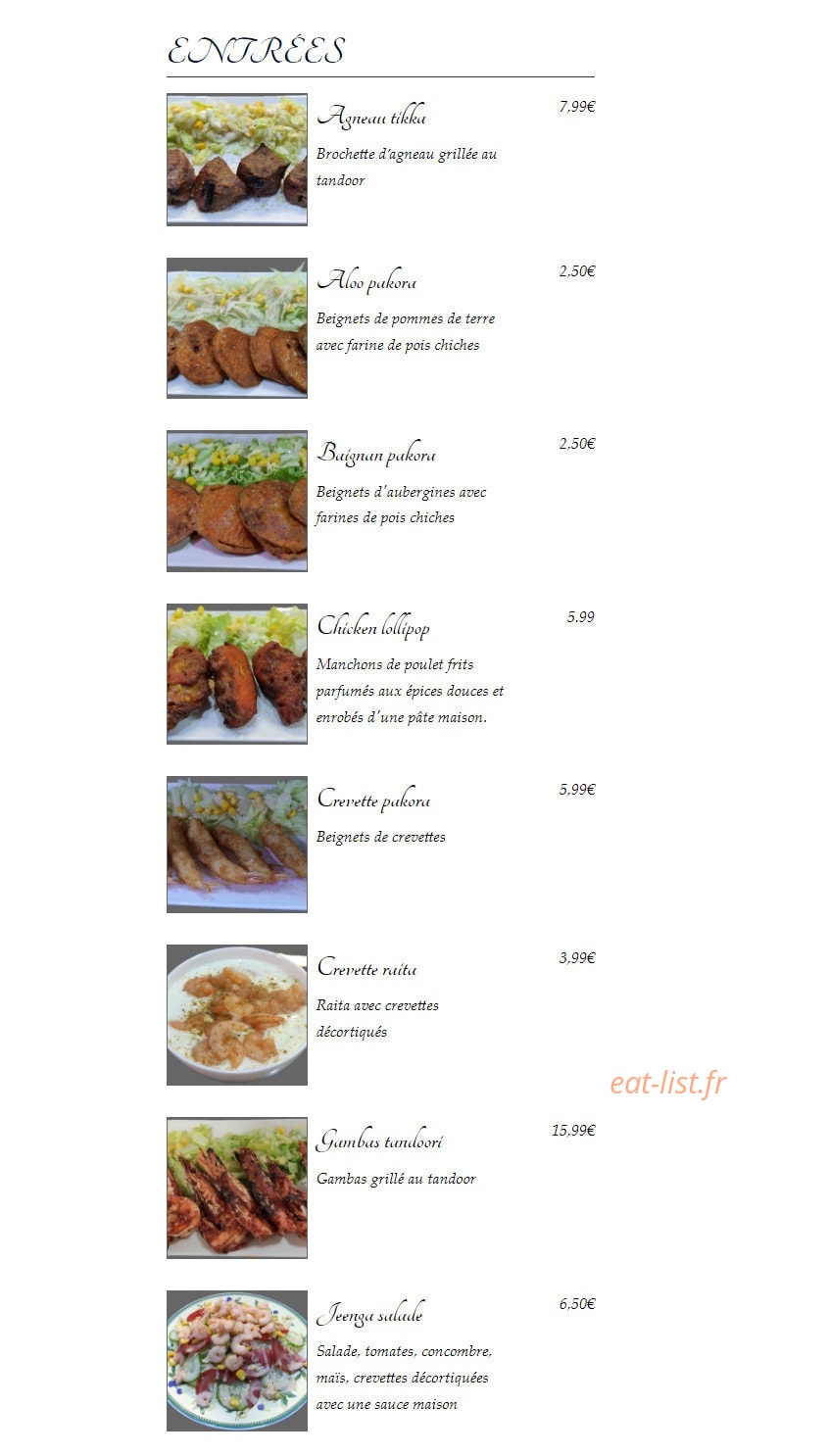 India Gate — carte page 1