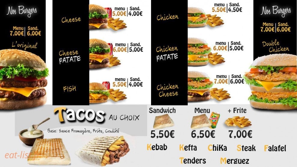 Kings Saveurs Original — carte page 2