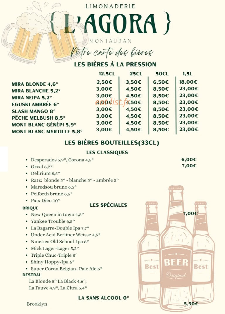 L'Agora — carte page 3