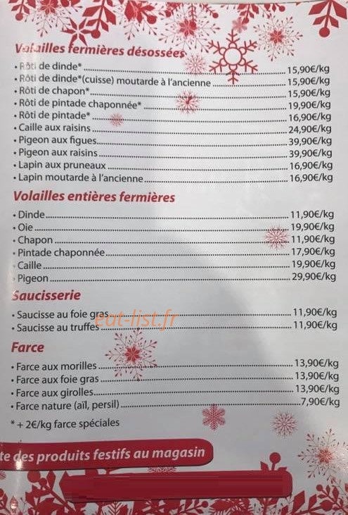 La bouche' rie — carte page 2