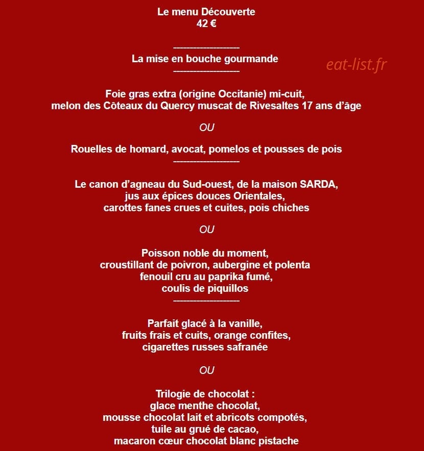La Cave Ô Délices — carte page 4