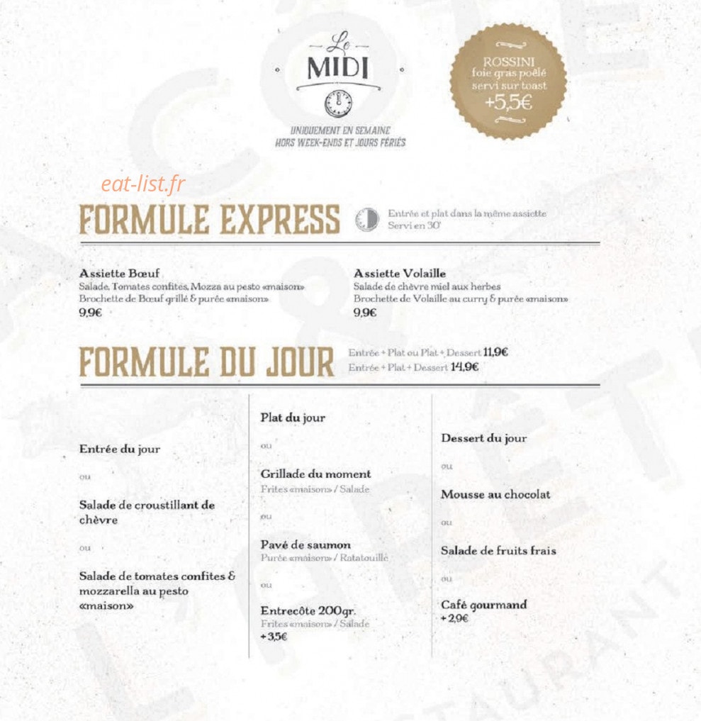 La Côte & l'Arête — carte page 3