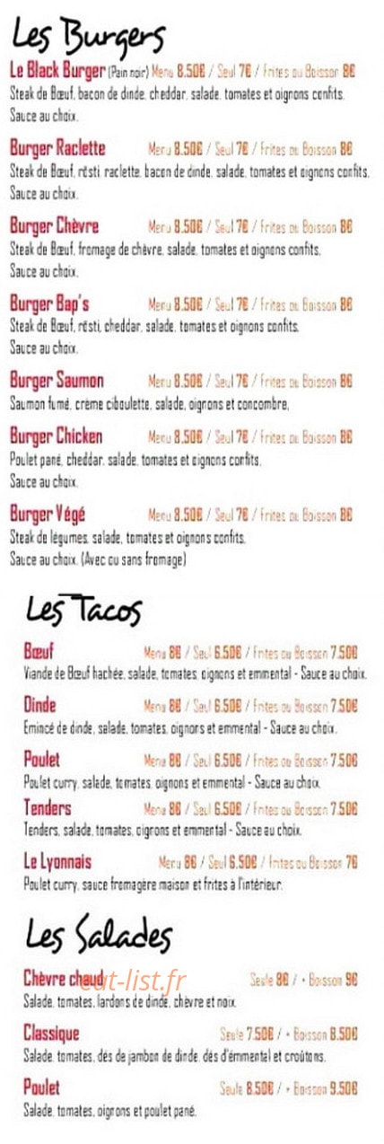La Pause — carte page 2