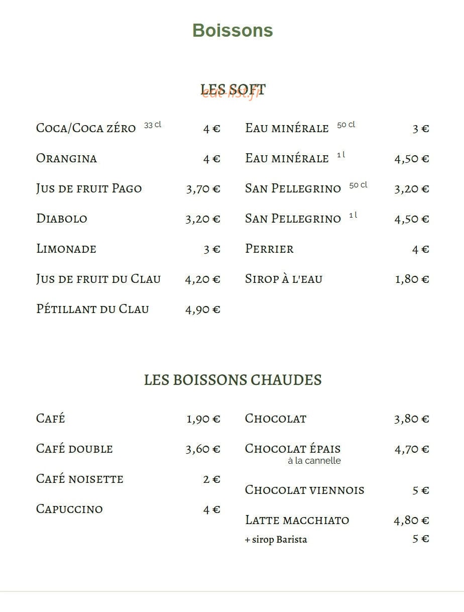 Les Gourmandises de Léa — carte page 5