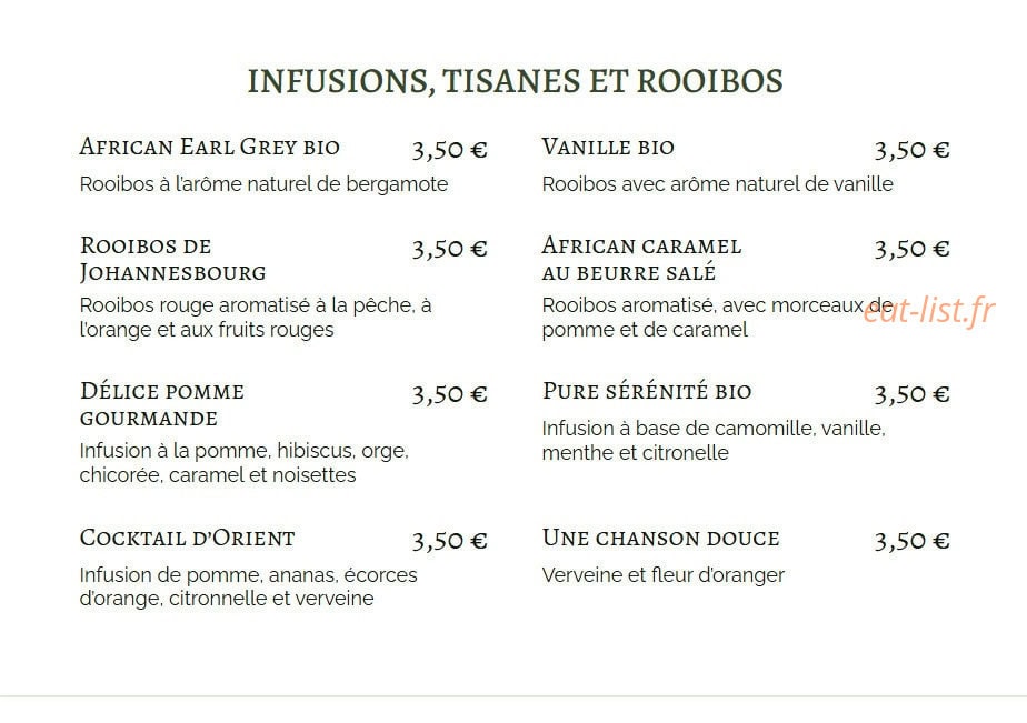 Les Gourmandises de Léa — carte page 7