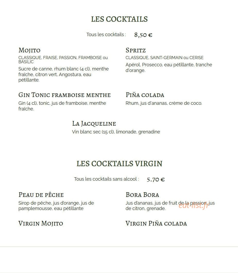 Les Gourmandises de Léa — carte page 4
