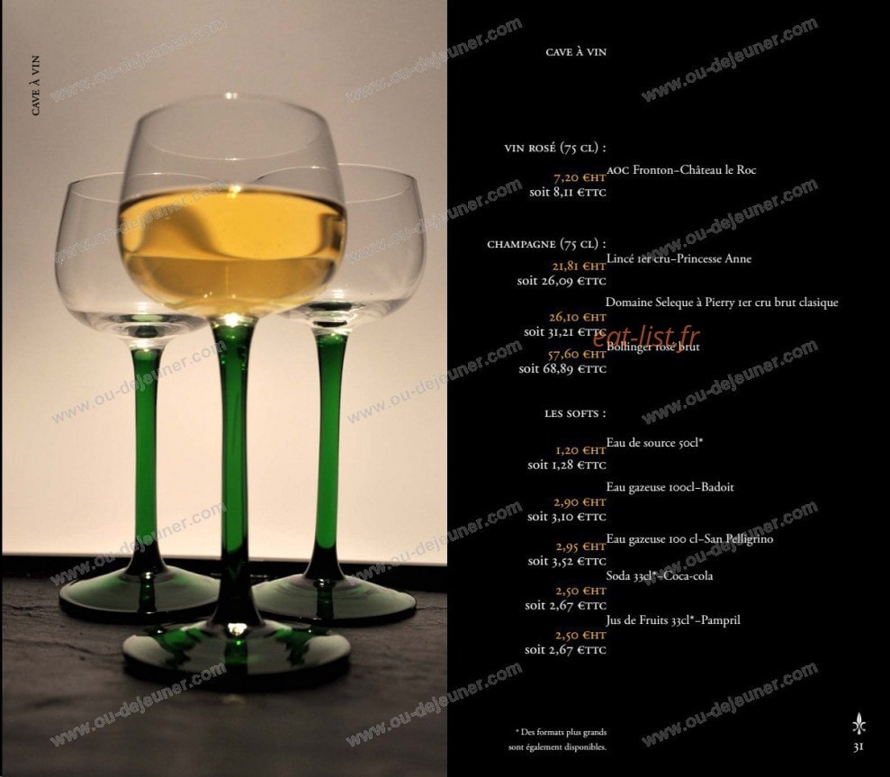 Lys-Traiteur — carte page 11
