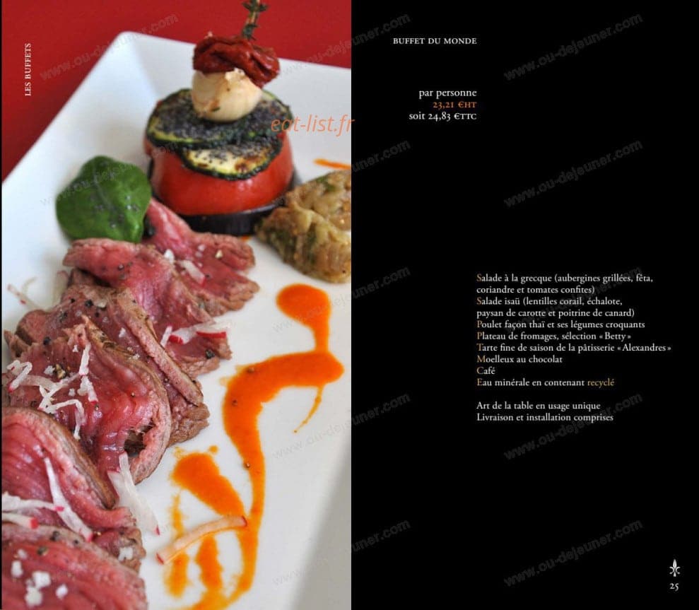 Lys-Traiteur — carte page 10