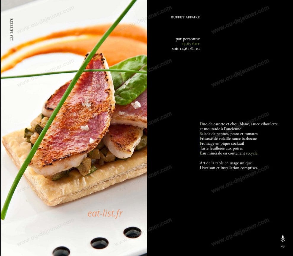 Lys-Traiteur — carte page 5