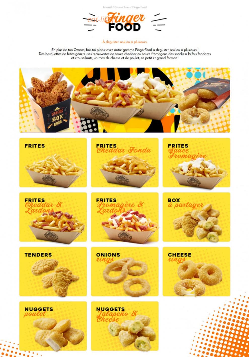O'Tacos — carte page 5