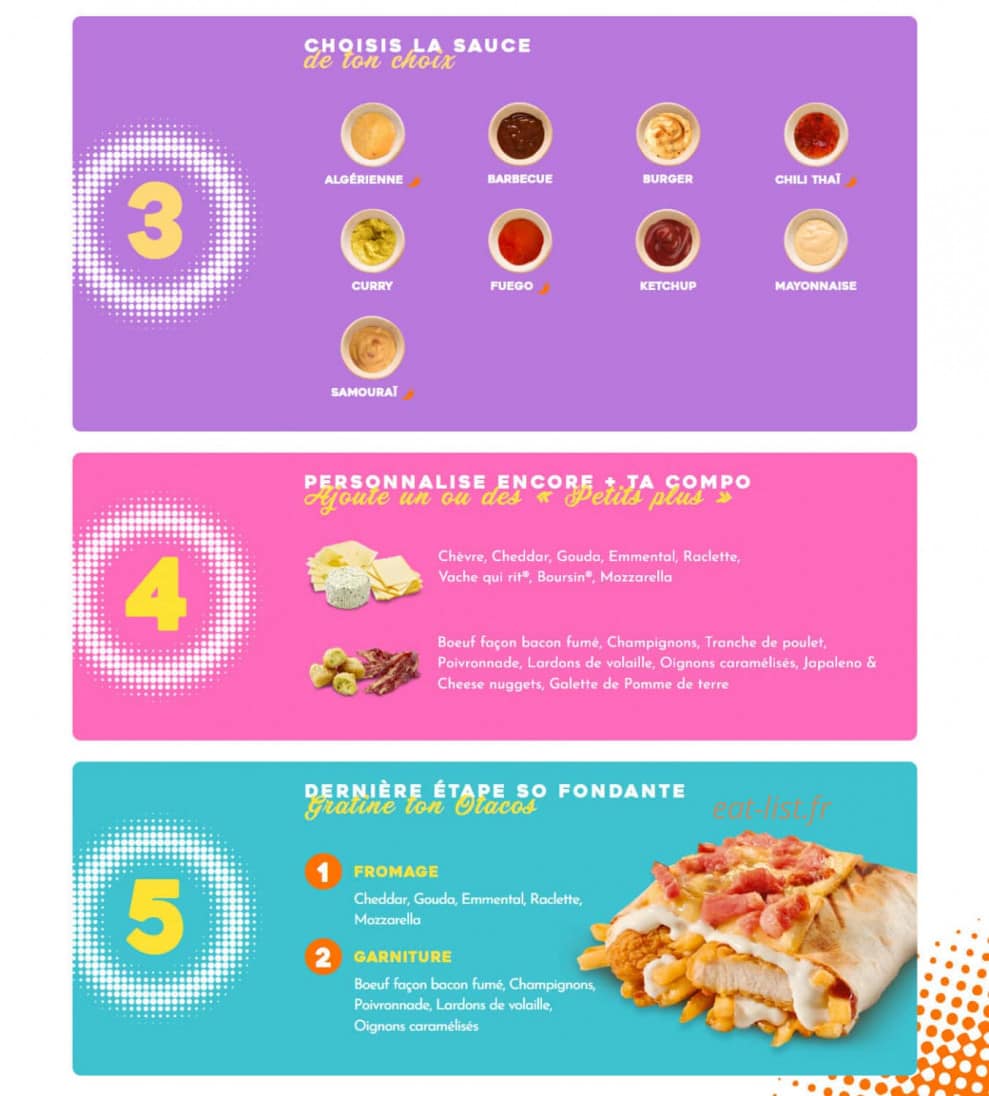 O'Tacos — carte page 2