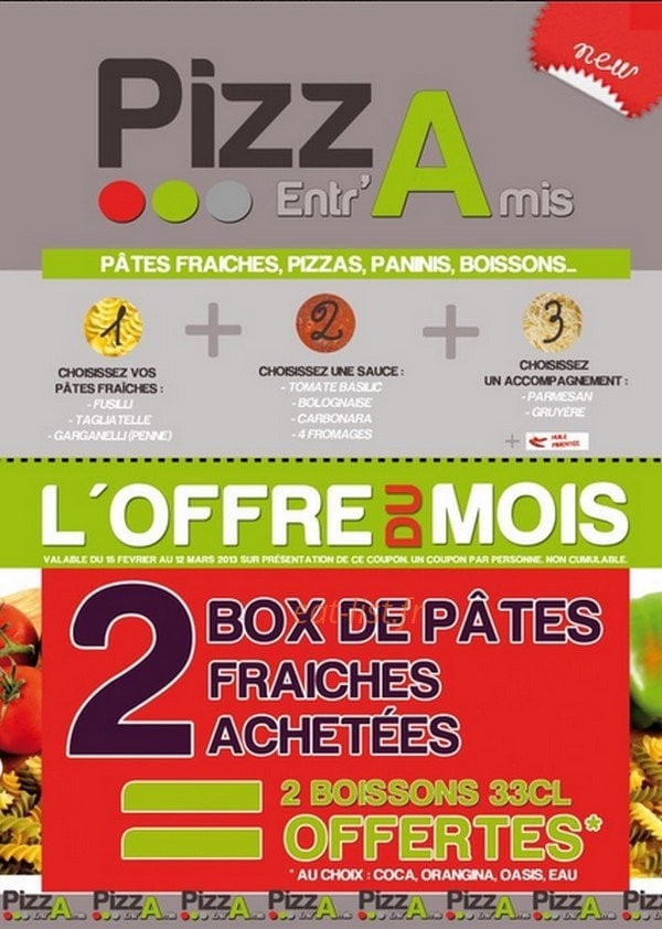 Pizza Entr'Amis — carte page 3
