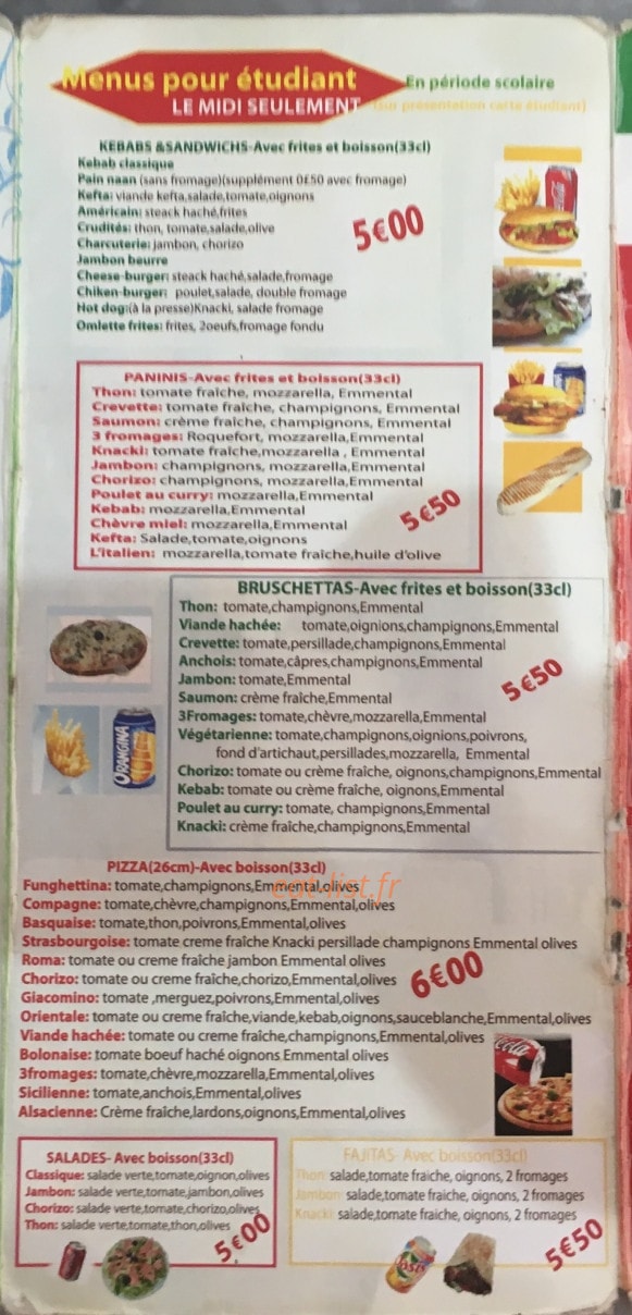 Pizzaiolo — carte page 6