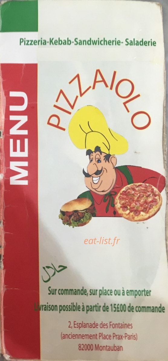 Pizzaiolo — carte page 1