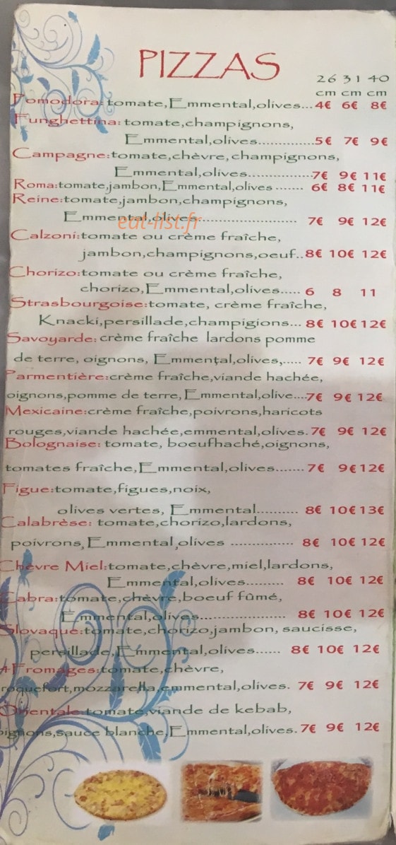Pizzaiolo — carte page 2