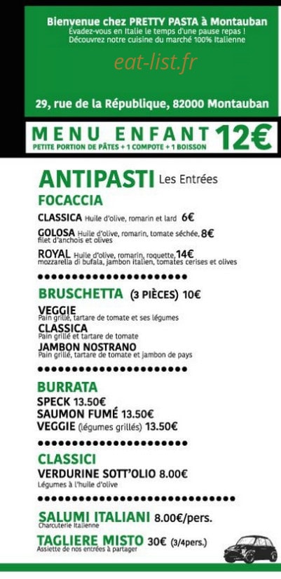 Pretty Pasta — carte page 2