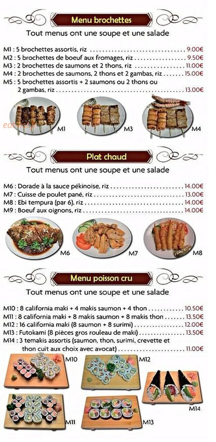 Sushido — carte page 6