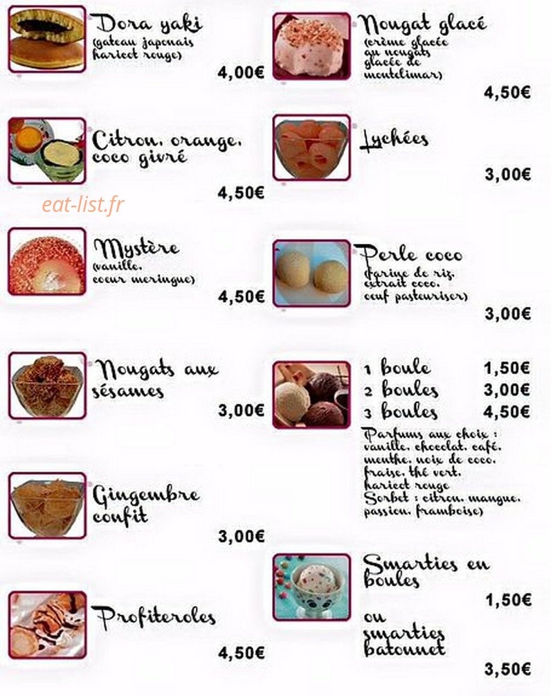 Sushido — carte page 8