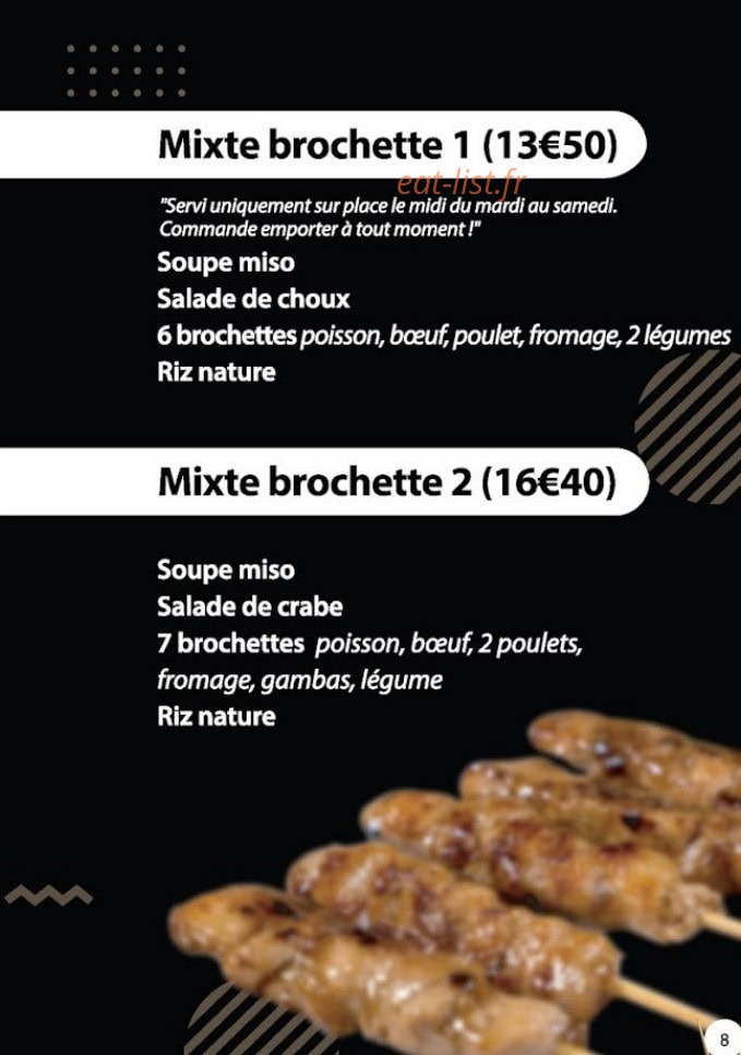 Sushio — carte page 6