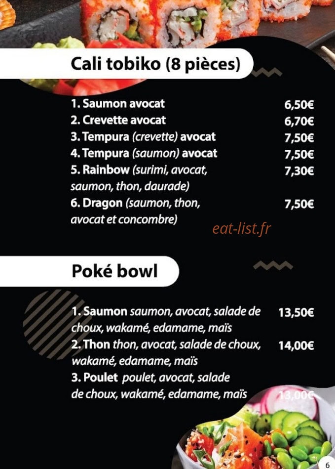 Sushio — carte page 4