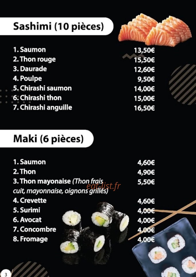 Sushio — carte page 9