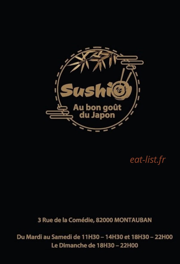 Sushio — carte page 1