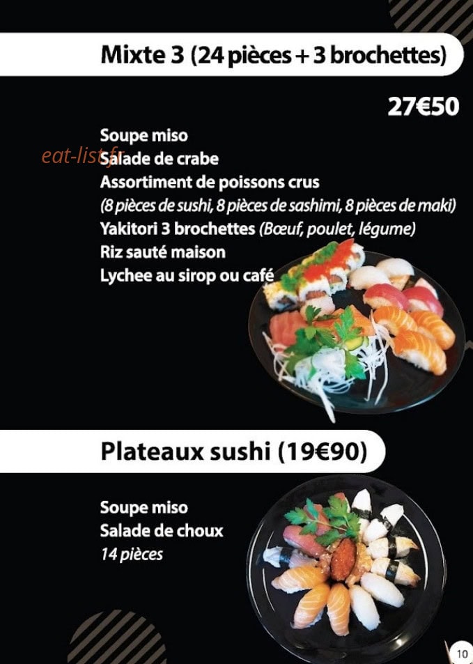 Sushio — carte page 7