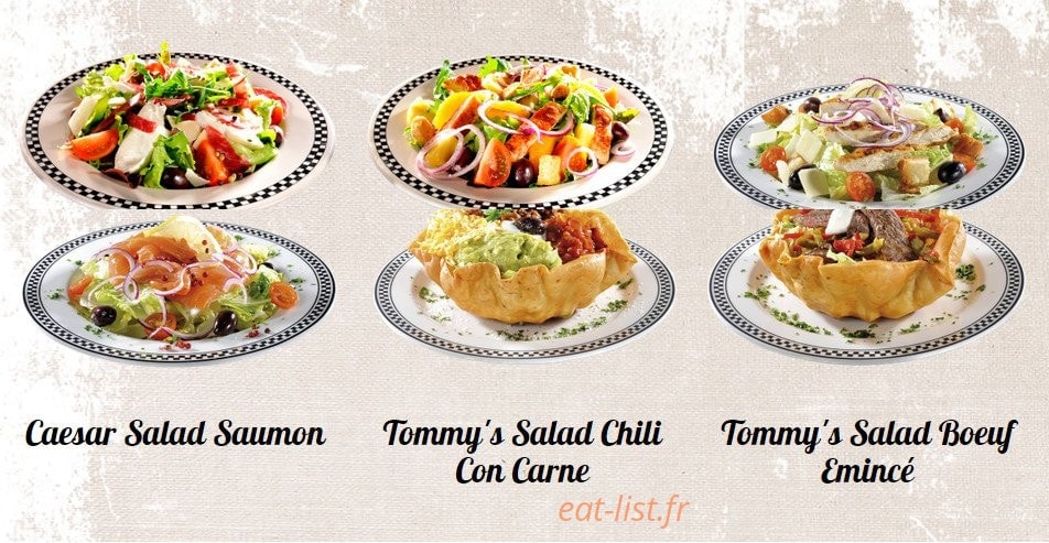 Tommy's Diner Café — carte page 2