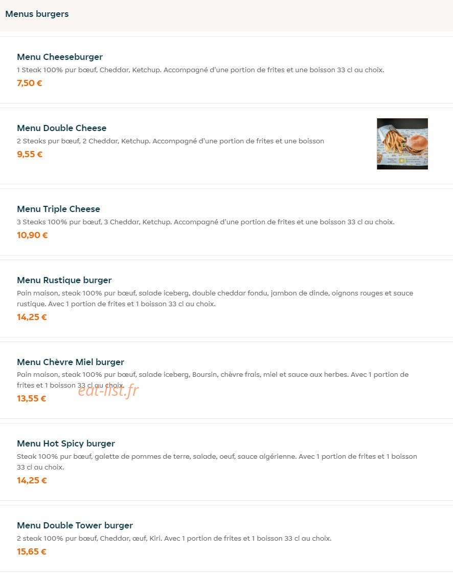 Big Tacos — carte page 2