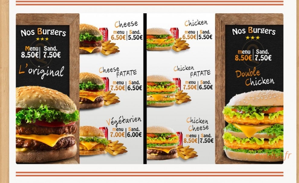 Quick saveurs — carte page 4