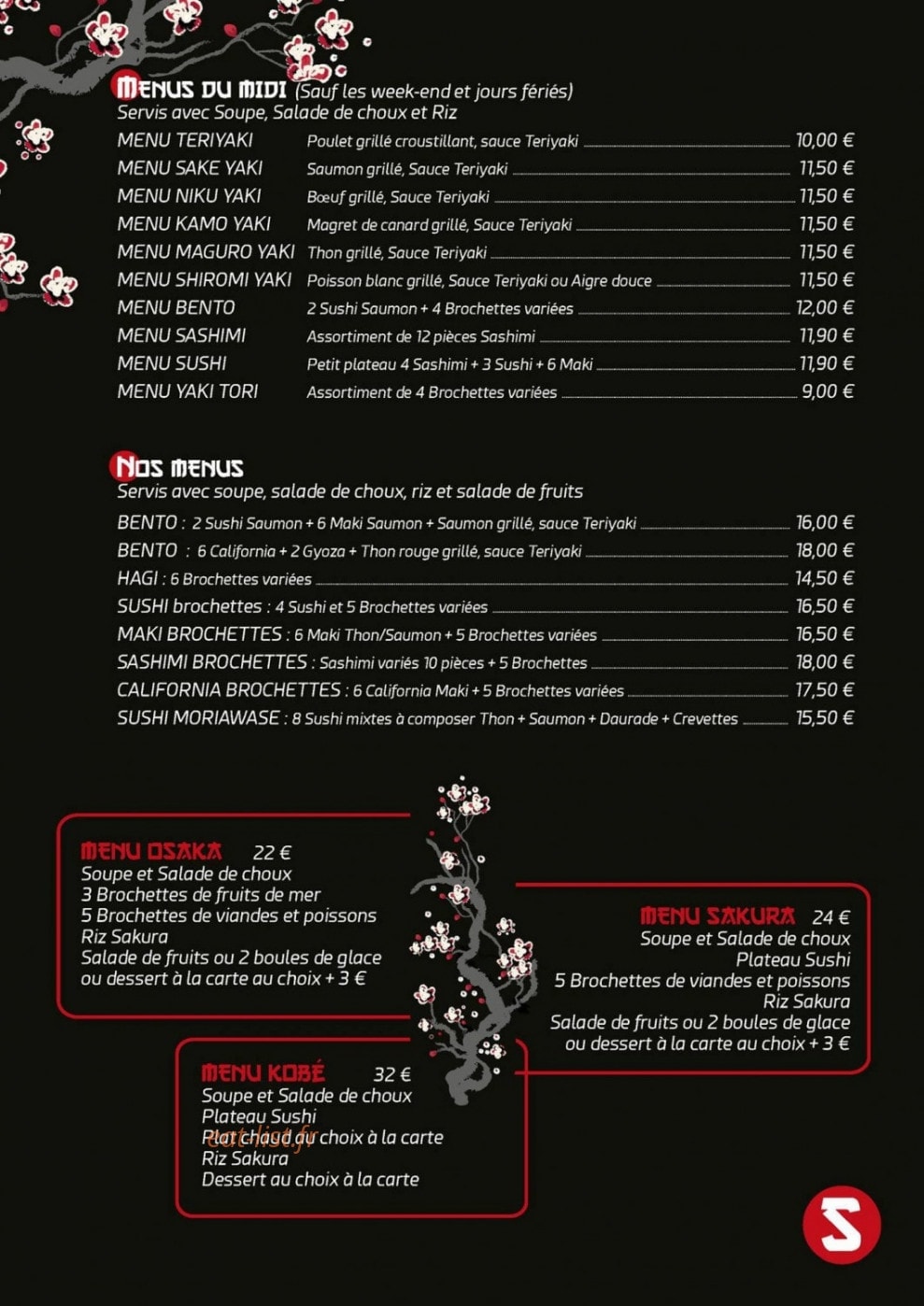 Sakura — carte page 2