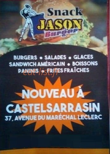 Snack Jason — carte page 1