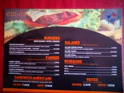 Snack Jason — carte page 2