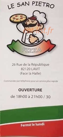 Le san pietro — carte page 1