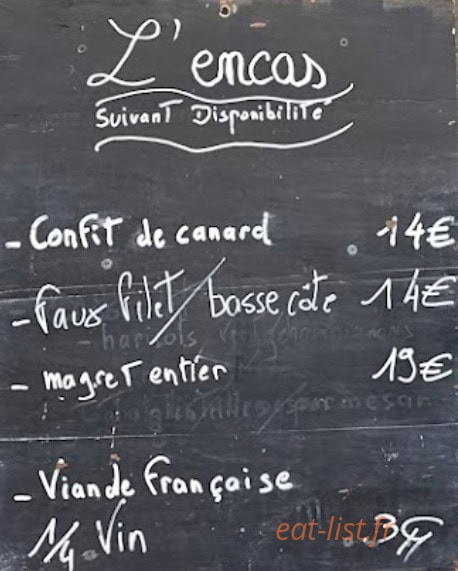 L'encas — carte page 1