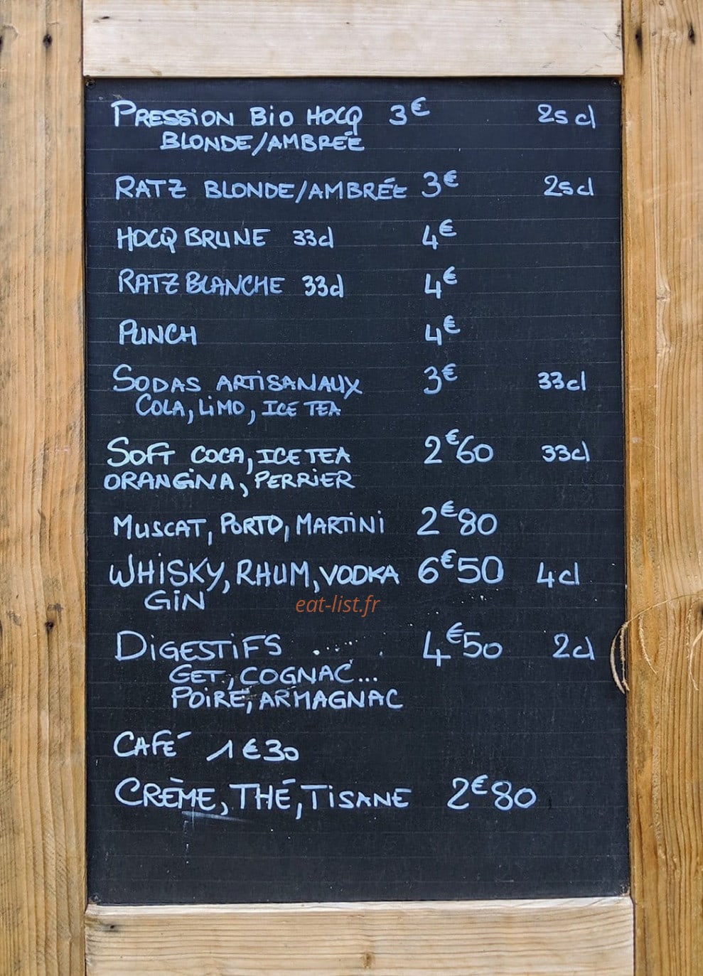 Manjocarn Café — carte page 2