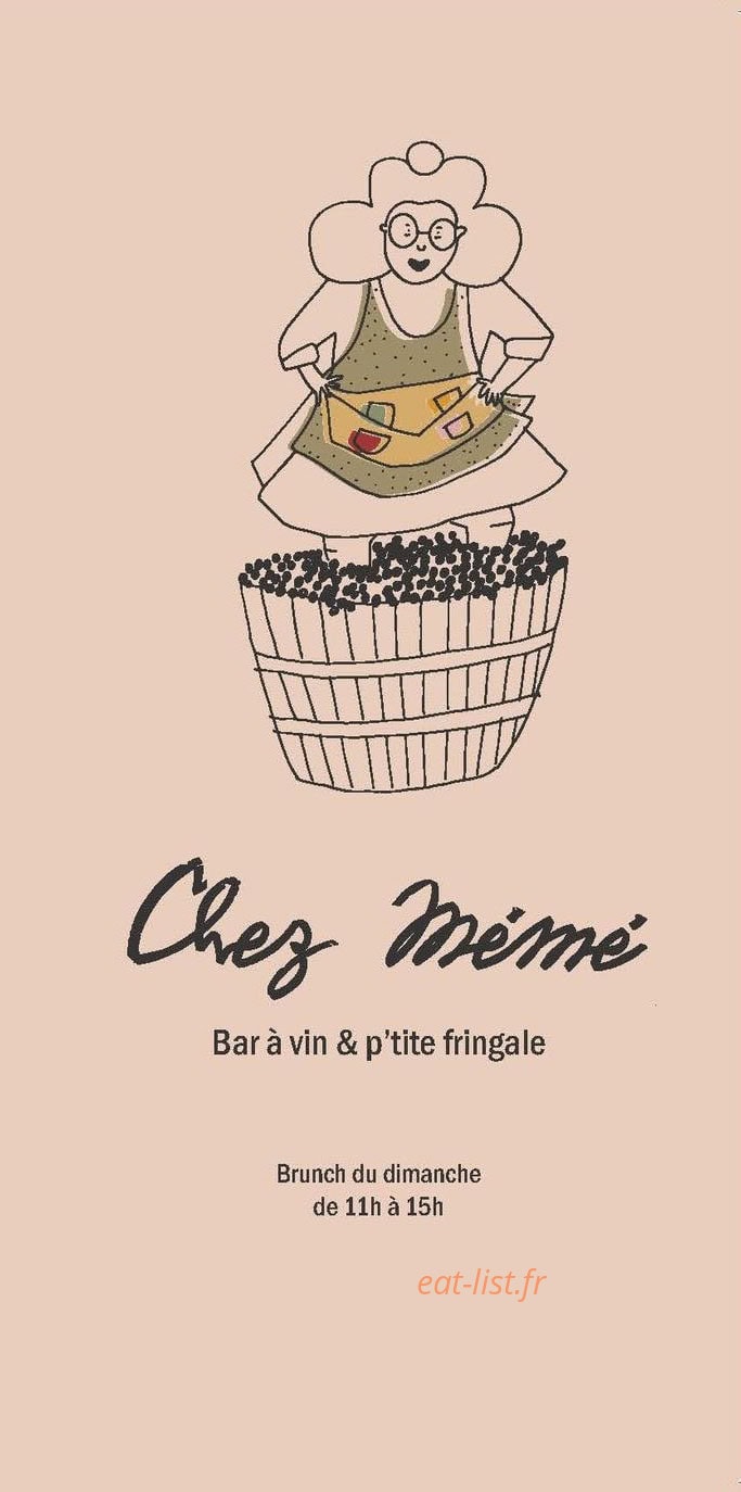 Chez Mémé — carte page 1