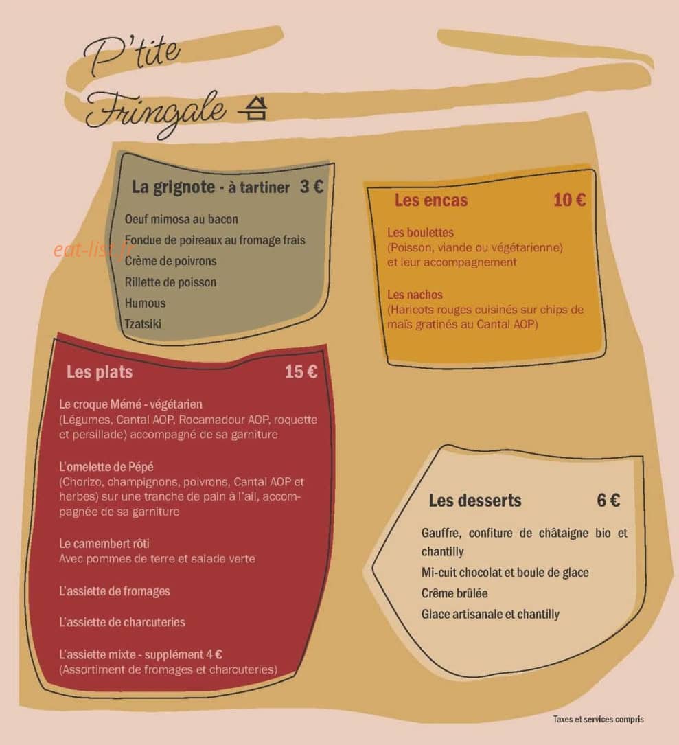 Chez Mémé — carte page 2