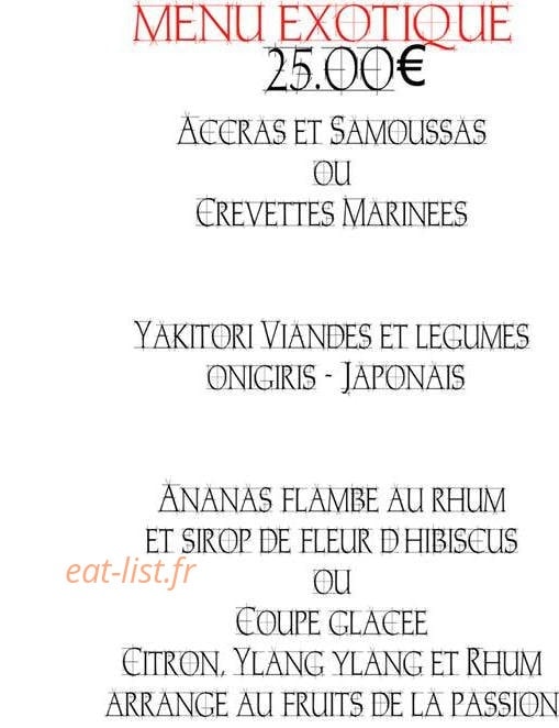 Fourchettes et Cie — carte page 4