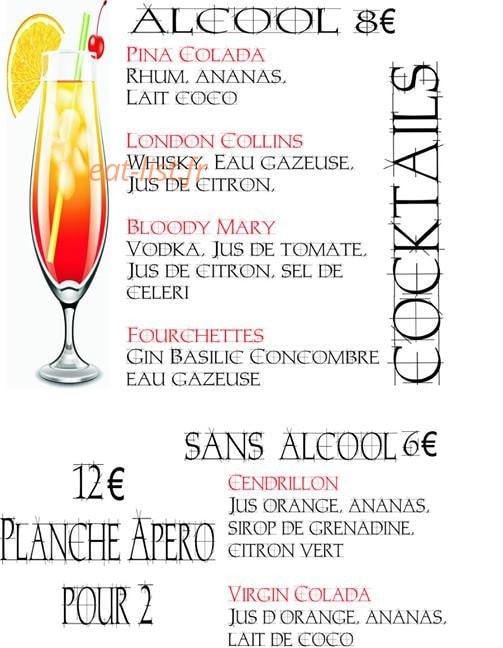 Fourchettes et Cie — carte page 10