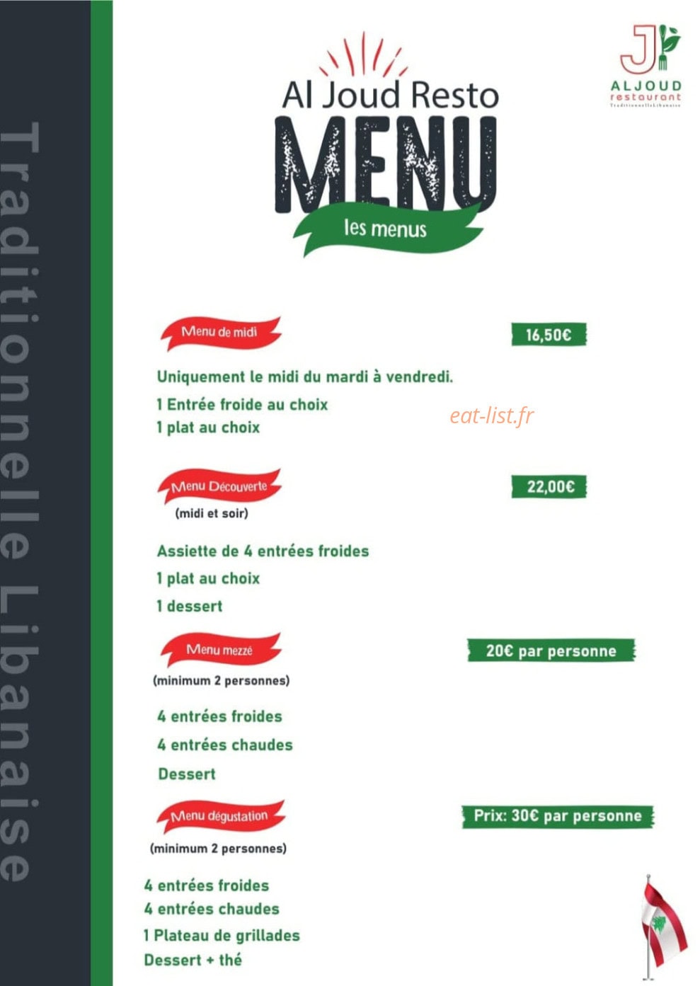 Al Joud — carte page 6