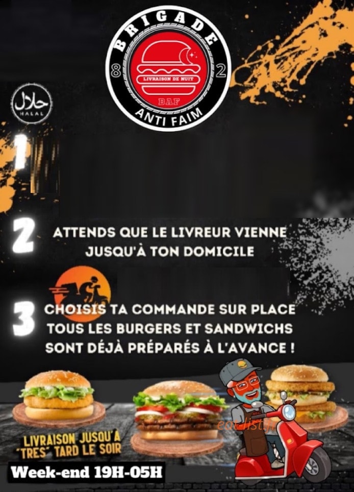 Brigade anti faim — carte page 1