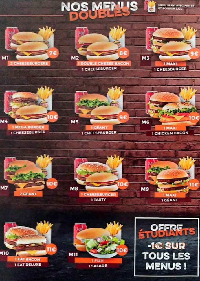 Burger Eat — carte page 5