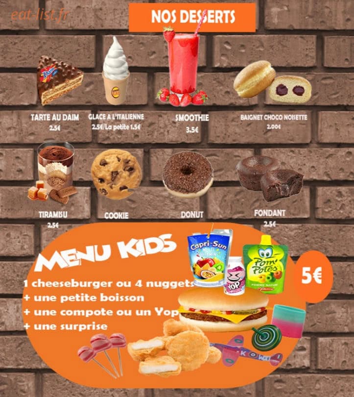 Burger Eat — carte page 4
