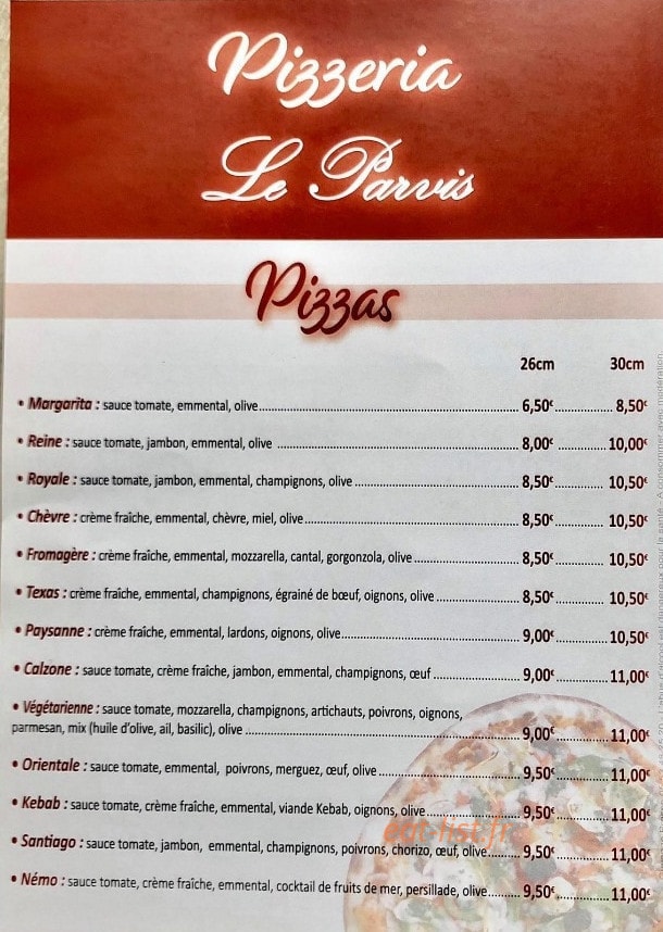 Le Parvis — carte page 1