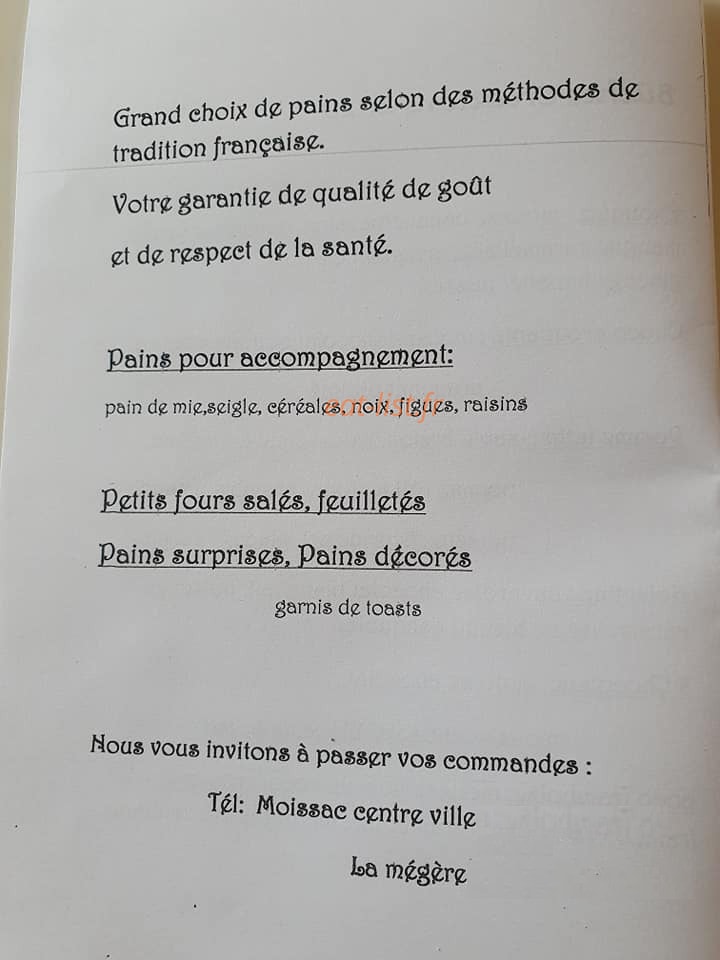 Maison Mecoën — carte page 4