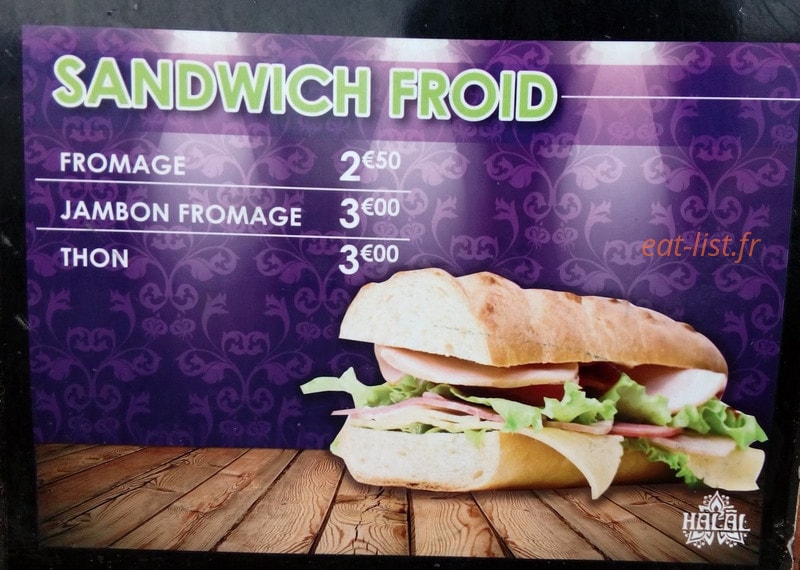 Moissac Kebab — carte page 2