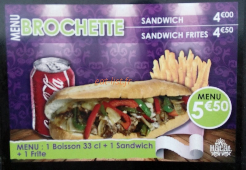 Moissac Kebab — carte page 3
